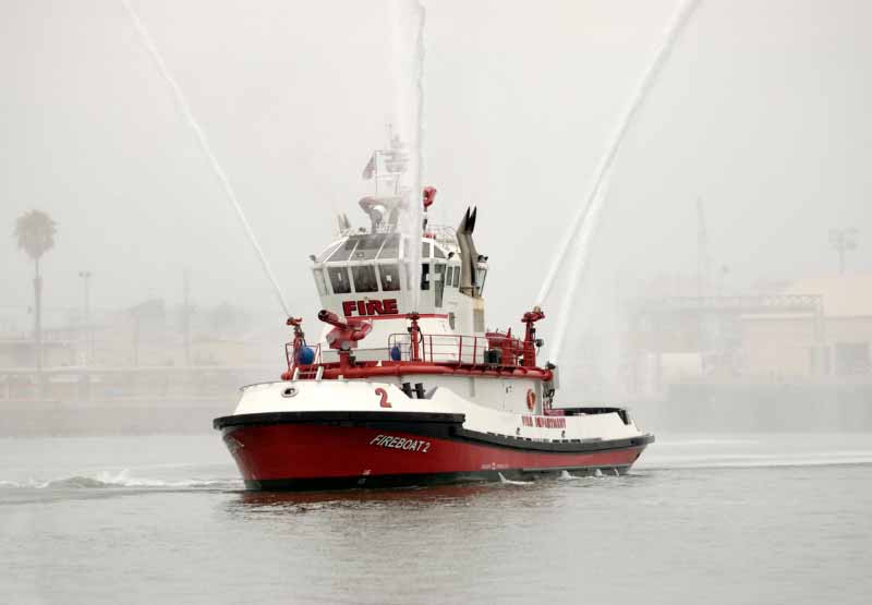 Firefighting Tugboat