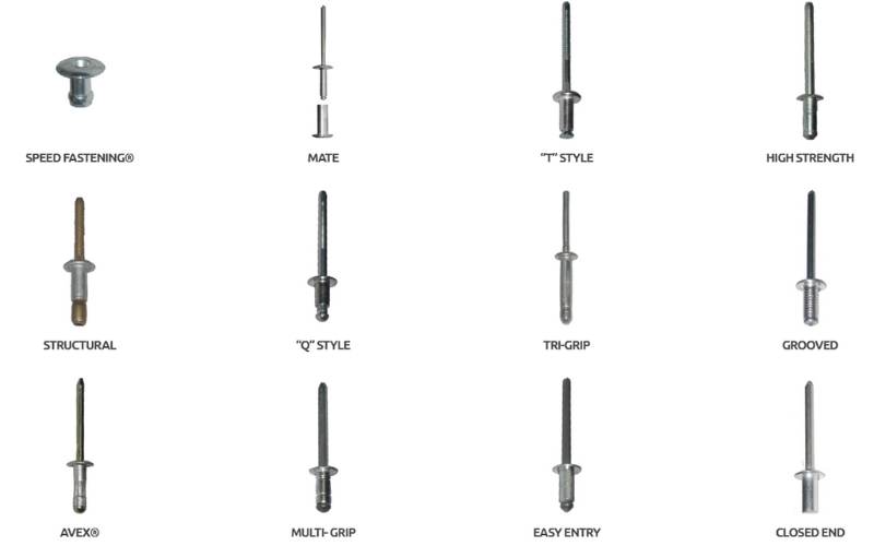 Types of Pop Rivets