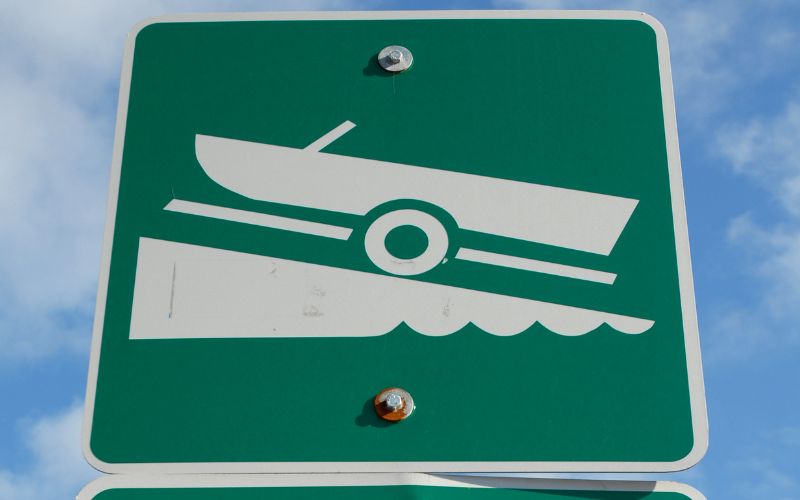 Boat Ramp Sign